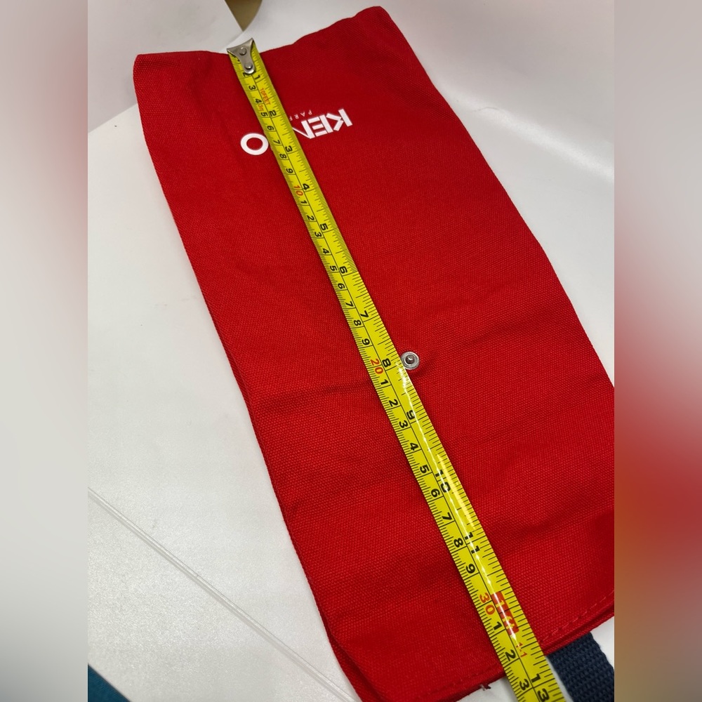 Kenzo Parfums red generous organic cotton pouch - Picture 10 of 13